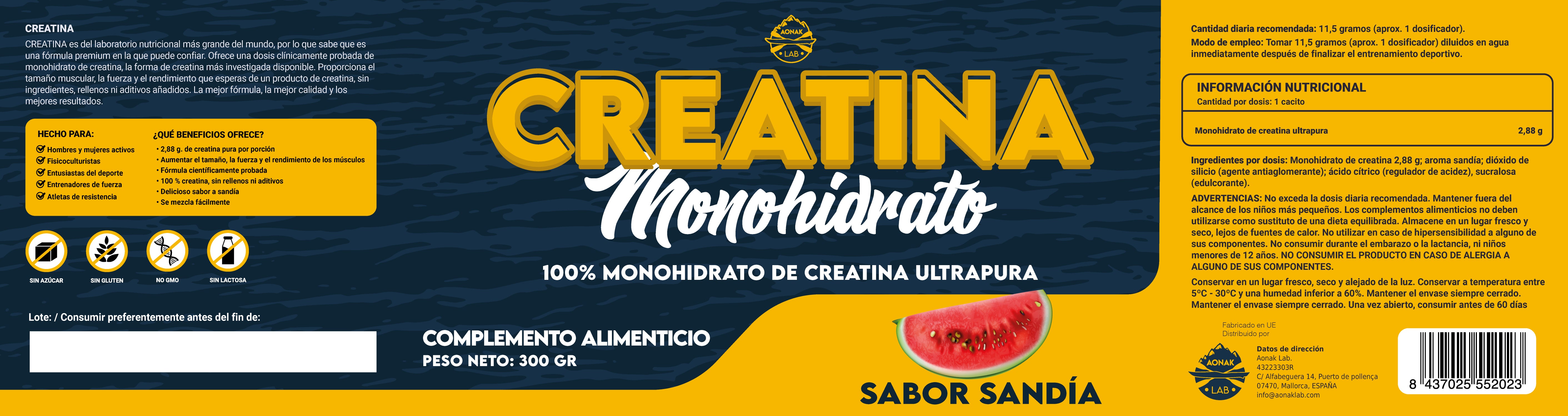 Creatina Monohidrato